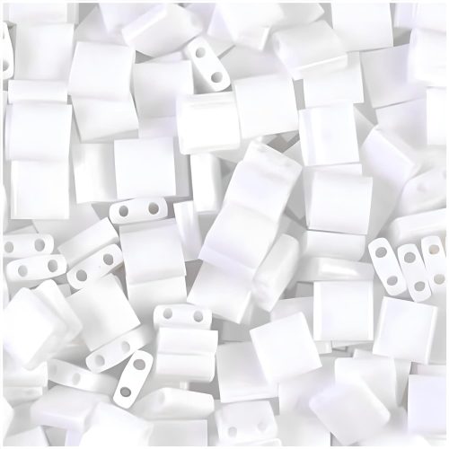 Miyuki Tila Beads White