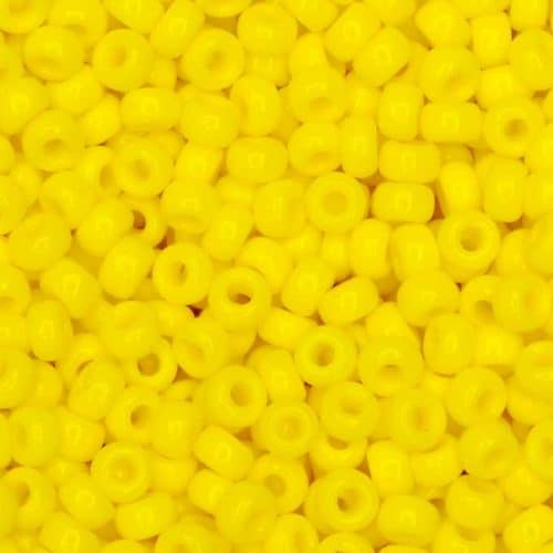 Miyuki Seed Beads Opaque Yellow 11-404