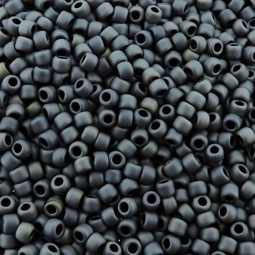 Toho Seed Beads Round Size 11/0 28GM Matte Gunmetal