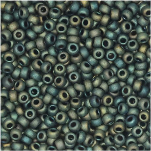 Miyuki Round Seed Beads Size 11/0 Matte Metallic Patina Iris 24GM