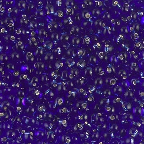 Miyuki Drop Beads 2.8mm 9GM Silver Lined Cobalt Blue