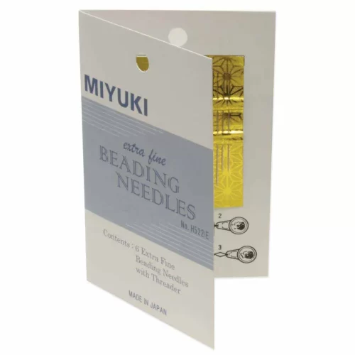 Miyuki Extra Fine Beading Needles - 6 Needles/Pack Plus Threader