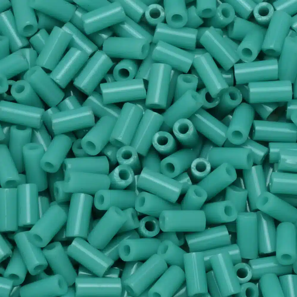 Miyuki Bugle Beads Size #1, 3mm 19.5GM Turquoise Green