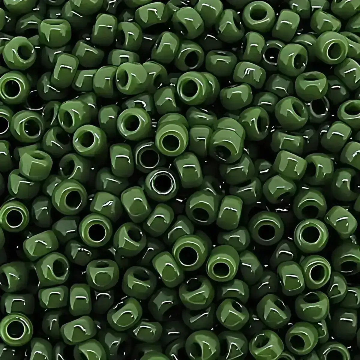 Miyuki Round Seed Beads Size 11/0 Opaque Avocado 24GM