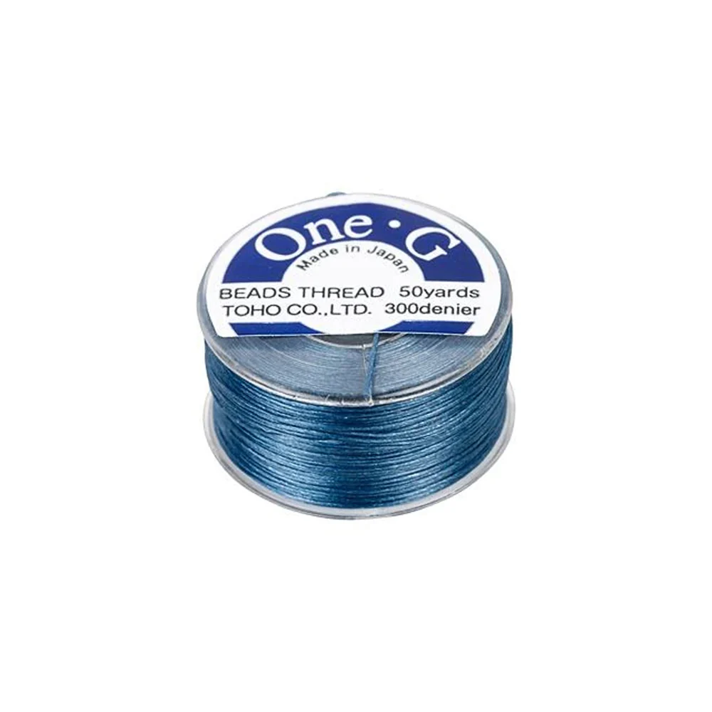 Toho One-G Beading Thread 50YD Blue