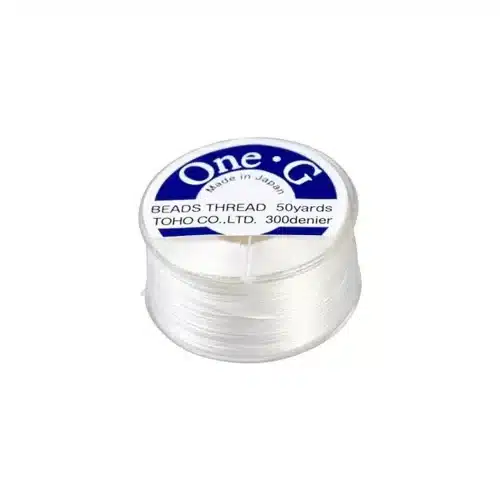 Toho One-G Beading Thread 50YD White