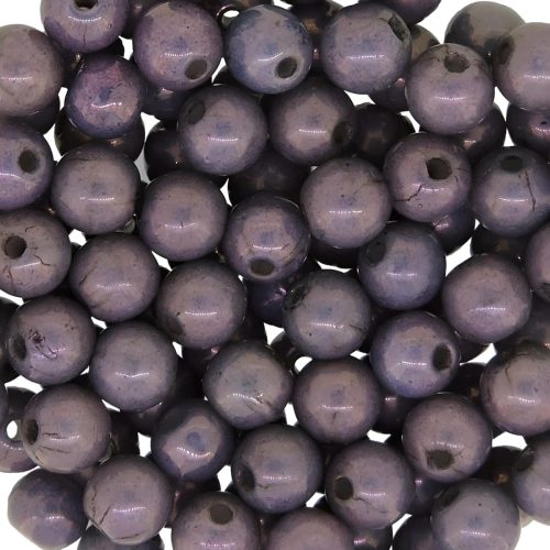 Czech Round Druk Beads 4mm - Decora Violet Blush  100pcs
