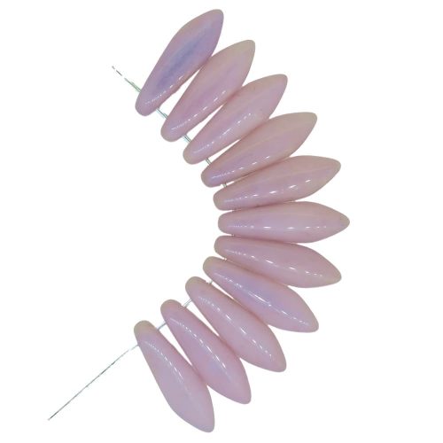 Dagger Beads 2-Hole 5x16mm Lila Luster 25pcs