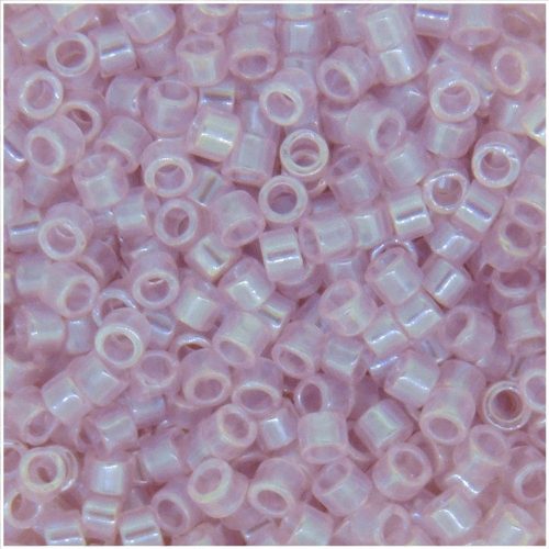DB1472 Miyuki Delica Seed Beads 11/0 Transparent Rose Quartz Luster 7GM