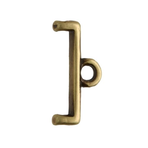 Cymbal Bead End Topolia II for Delica Beads 2pcs Antique Brass