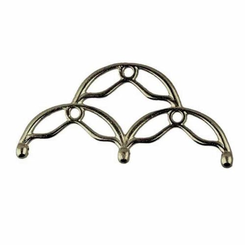 Cymbal Bead Endings Sitanos III for Size 8/0 Beads 2pcs Antique Brass