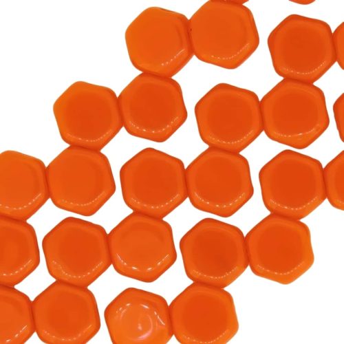 Honeycomb Beads Orange