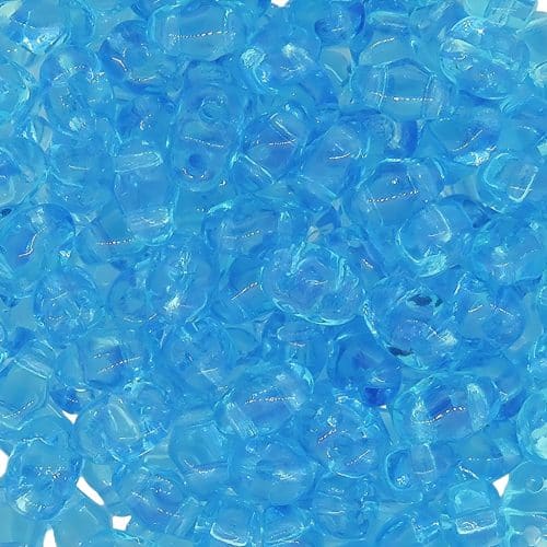 Miniduo beads Aqua