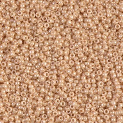Miyuki Round Seed Beads 15/0 Beige Ceylon 8.2GM