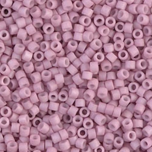 DB355 Miyuki Delica Seed Beads 11/0 Matte Rose 7.2GM