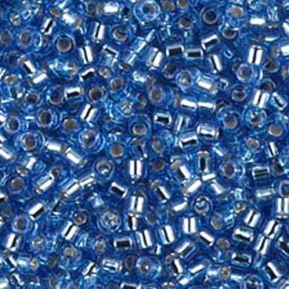 DB1210 Miyuki Delica Seed Beads 11/0 Silver Lined Azure 7.2GM