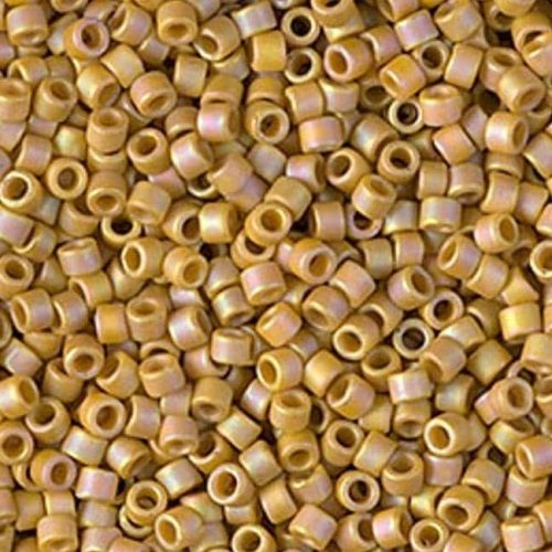 DB2303 Miyuki Delica Seed Beads 11/0 Frosted Op Glzd RB Honeybee