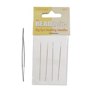 Beadsmith Big Eye Needles 2.125" - pack of 4 needles