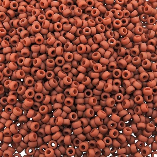 Miyuki Round Seed Beads Size 15/0 Burnt Sienna 8.2GM