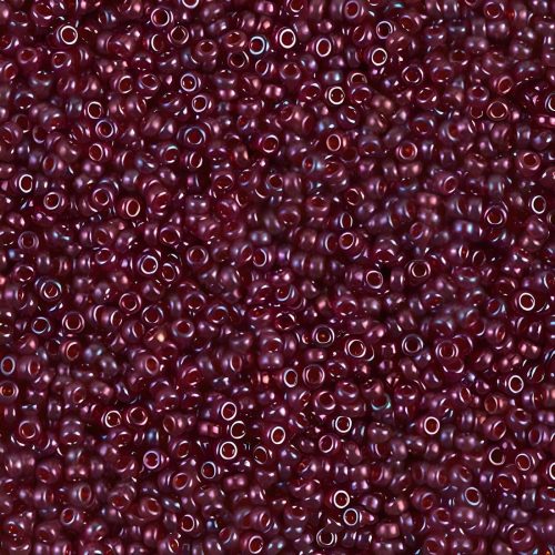 Miyuki Round Seed Beads 15/0 Cranberry Gold Luster 8.2GM