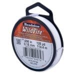 Beadalon Wildfire Beading Thread .006 Inch - 125 Yd Frost