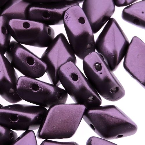 GemDUO 2-Hole beads 8x5mm 10GM - Pastel Bordeaux
