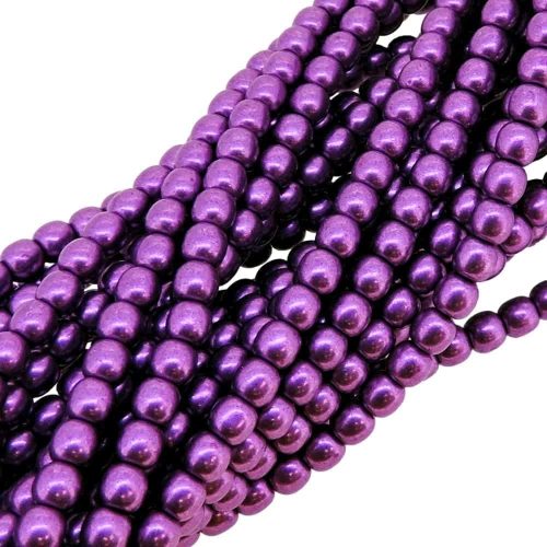 Czech Round Druk Beads 4mm - CT SM Spring Crocus 100pcs