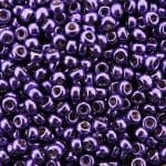 Miyuki Round Seed Beads Size 11/0 Duracoat Galvanized Prpl Orcid
