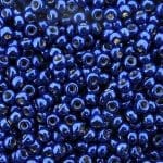 Miyuki Round Seed Beads Size 11/0 Duracoat Galvanized Navy-Cblt