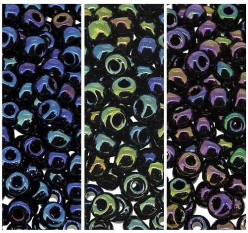 Miyuki Round Seed Beads Size 6/0 Metallic Iris Collection