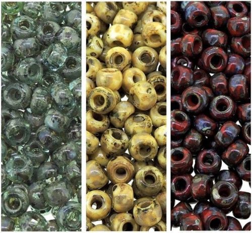 Miyuki Round Seed Beads Size 6/0 Picasso Collection 2