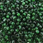 Miyuki Round Seed Beads Size 8/0 Picasso TR Spotted Jade 22GM
