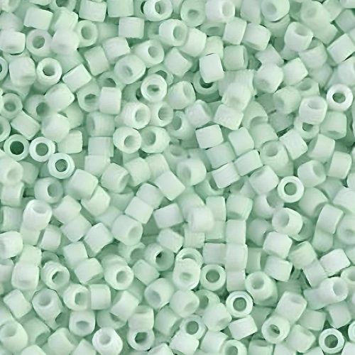 DB1516 Miyuki Delica Seed Beads 11/0 Matte Opaque Lt Mint 7GM