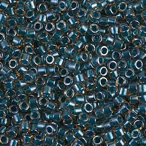 DB921 Miyuki Delica Seed Beads 11/0 Sparkling Teal Lnd Topaz