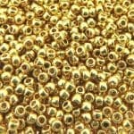 Seed Beads Round Size 11/0 28GM PermaFinish Galvanized Starlight